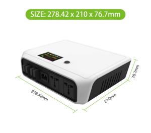 Năng lượng mặt trời Power Inverter <span class=keywords><strong>UPS</strong></span> hệ thống 700W 1400W với AC DC đầu ra tinh khiết Sine Wave Đối với trang chủ Văn phòng chiếu sáng TV Fan PC thiết bị - Product Image 3