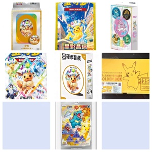 Cartes à collectionner d'anime chinoises bon marché en vrac, packs mystères, vente chaude, Pokémon japonais, papier écologique - Product Image 3