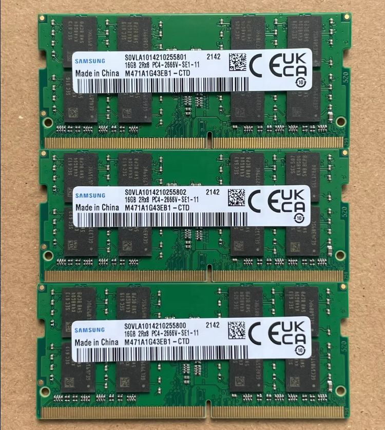 M471A1G43EB1-CTD 16GB DDR4 2666mhz ECC Used RAM for Gaming