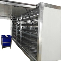 Machine croissante de fourrage hydroponique de plateaux d'acier inoxydable avec 1000kg/jour