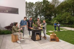Brasero extérieur en acier Corten pour barbecue - Product Image 6