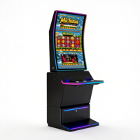 Gabinete de Juegos con Pantalla Curva de 43 Pulgadas, Compatible con el Sistema TITO, para Soluciones de Negocio de Juegos de Habilidad en Bares y Tabernas de Florida