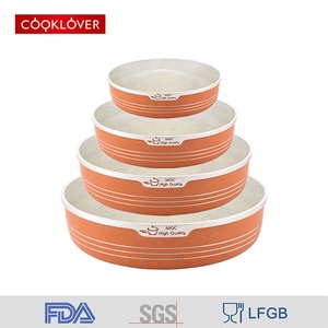 Cooklover vente en gros Design classique en alliage d'aluminium ensemble de moules à gâteau en <span class=keywords><strong>céramique</strong></span> avec fond à induction - Product Image 2