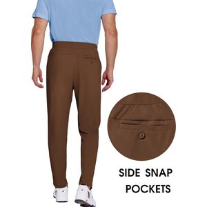 FOXA Pantalon de golf pour homme à taille élastique, coupe décontractée, extensible, avec poches - Product Image 2