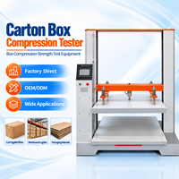 Testeur de résistance à la compression pour boîtes de laboratoire, machine d'essai de compression pour cartons ondulés, test BCT pour laboratoire d'emballage
