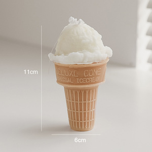 Bougie d'aromathérapie créative en forme de cône de crème glacée bougie parfumée/chandelles décoration de la maison Kerze - Product Image 5
