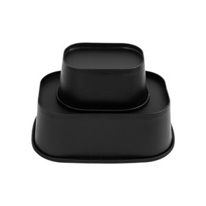 Boîte alimentaire en papier kraft jetable écologique, bol en papier carré avec couvercle, résistant à la graisse, conteneur alimentaire à emporter pour restaurant - Product Image 1