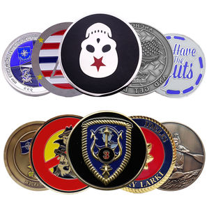 Logo personalizzato personalizzato sfida monete produttore 3D in lega di zinco oro argento metallo smalto vecchio ritratto monete - Product Image 3