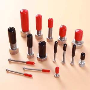 Protecteurs de filetage isolés en <span class=keywords><strong>PVC</strong></span> souple Capuchons de protection électriques moulés par injection Coupe anti-corrosion personnalisable - Product Image 4