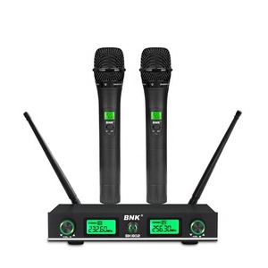 BNK Microfono Karaoke Kênh Đôi Không Dây Mike Microphone Hệ Thống BK802 - Product Image 2
