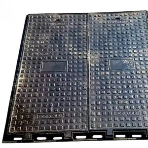 시립 하수도 시스템 맞춤형 연성 철 결절성 GG50 회색 원형 사각형 D400 형 맨홀 커버 - Product Image 2