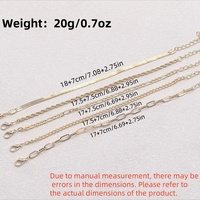 Bracelet chaîne Figaro multicouche en alliage fait main style bohème pour femme, vintage, empilable, mode décontractée, anniversaire