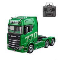 Camion semi-remorque RC HUINA 1501/1502 19 canaux Scania-770s-v8 1/18, voitures télécommandées électriques, modèle de remorque, jouets pour adultes et garçons