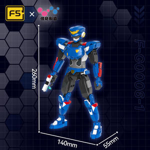 Bloques de Construcción de Robots de Guerra de Fantasía, Juego de Bloques de Construcción de Juguetes Hechos a Mano para Decoración de Escritorio - Product Image 3