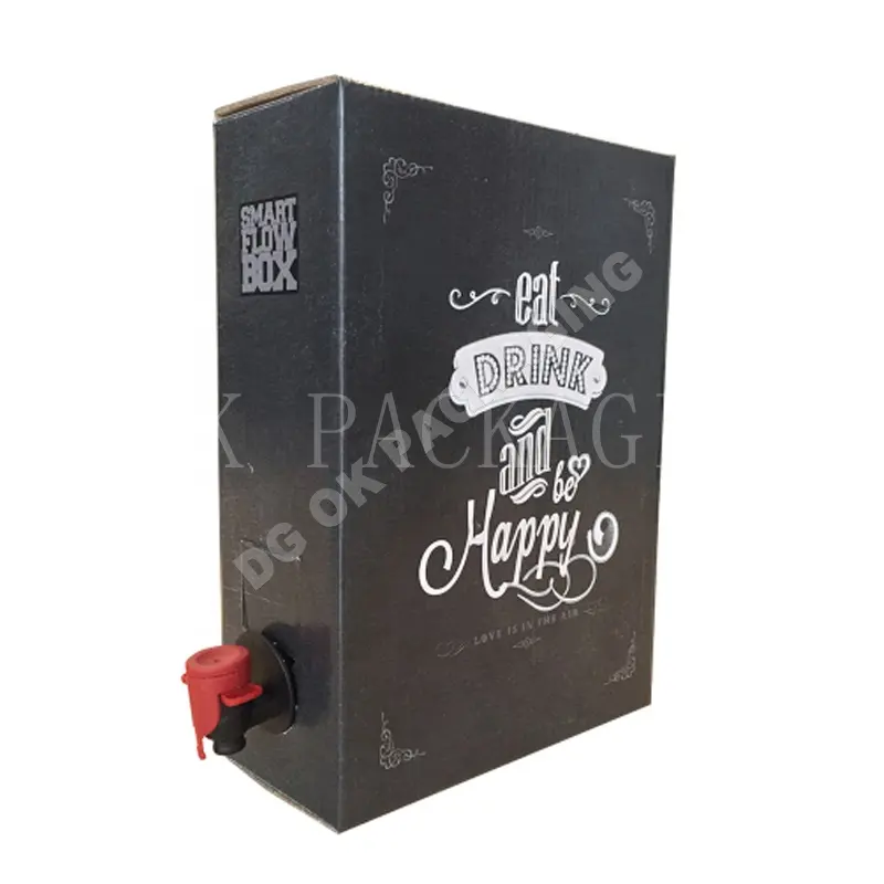 New Plastic Bag Promotion NY/VMPET/PE Bib Bag Foil Containers Bag In Box Energy Drink With Valve