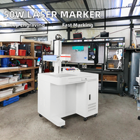 Nueva Máquina de Marcado Láser de Fibra JNFS de Alta Potencia 20-100W con Enfriamiento por Aire, Compatible con Formatos DXF/PLT/BMP/AI/DST, Corte CNC Portátil
