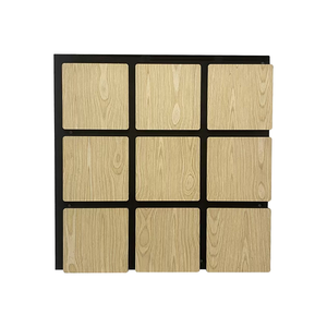 Nouveau design de panneau mural insonorisant en placage de bois avec différentes formes, ignifuge et imperméable, pour la maison, la chambre à coucher, le bureau - Product Image 5
