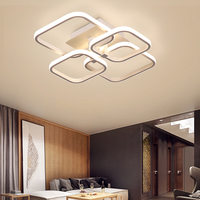 Plafonnier LED en aluminium moderne pour chambre à coucher, salle à manger, plafonnier pour couloir, vente en gros
