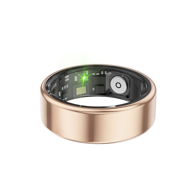 2025 High Quality Customized OEM Stainless Steel Smart Ring for Women IOS Android Health Fitness Tracker with IP68 Waterproof