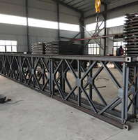 Pont en acier modulaire à double voie Pont Bailey Compact 200 Pont Bailey