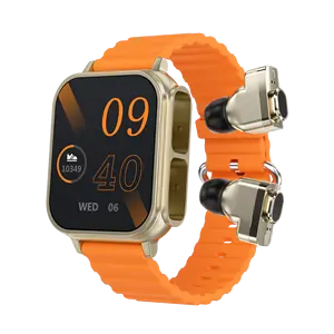 Best Verkopende Kwaliteit N22 2 In 1 Smartwatch Met Oordopjes Tws Hartslagmeter Fitcloudpro App Smart Watch Oortelefoon