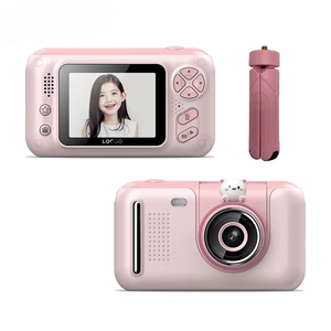 Kamera Digital Anak BTJ Sensor MOS Layar 2.4 inci Sudut Lebar 180 Derajat Fotografi Satu Klik Hadiah Ulang Tahun Murah untuk Anak Laki-laki dan Perempuan - Product Image 4