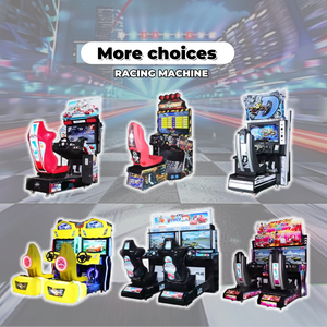 Máquina <span class=keywords><strong>de</strong></span> Juego <span class=keywords><strong>de</strong></span> Carreras <span class=keywords><strong>de</strong></span> Autos Arcade, Operada <span class=keywords><strong>con</strong></span> Monedas, <span class=keywords><strong>Simulador</strong></span> Interior <span class=keywords><strong>con</strong></span> Construcción Metálica y Soporte en Inglés - Product Image 4