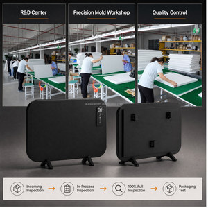 <span class=keywords><strong>Chauffage</strong></span> électrique infrarouge autonome en métal avec télécommande, protection contre la surchauffe, contrôlable par application, faible consommation d'énergie - Product Image 6
