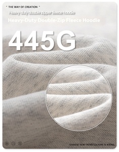 شركة مصنِّعة لغطاء رأس للرجال بسحاب مصمم مخصص أساسيات عنكبوت قطن ملابس شارع سستة هودي لملابس الرجال - Product Image 6