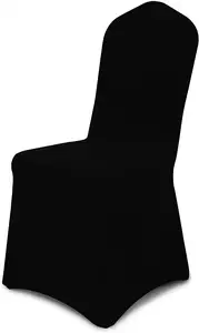 100 Stück weiße Stuhl hussen Polyester Spandex Dehnbarer Stuhl bezug Stretch Schon bezüge Event Stuhl bezug