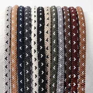 5mm tùy chỉnh đàn hồi Polyester hoodie drawstrings xoắn vòng phong cách cho dây giày Sweatpants dây trang trí dây - Product Image 2