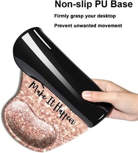 Tốt nhất Silicone Bộ nhớ bọt Chuột Mat Ergonomic Mousepad với cổ tay còn lại hỗ trợ tùy chỉnh chơi game được thực hiện máy tính máy tính xách tay chuột <span class=keywords><strong>Pad</strong></span> - Product Image 5