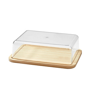 Rectangular Food <b>Storage</b> <b>Container</b> With Lid For Cheese Butter Cakes Desserts Bread Pastries Party Use - Product Image 5