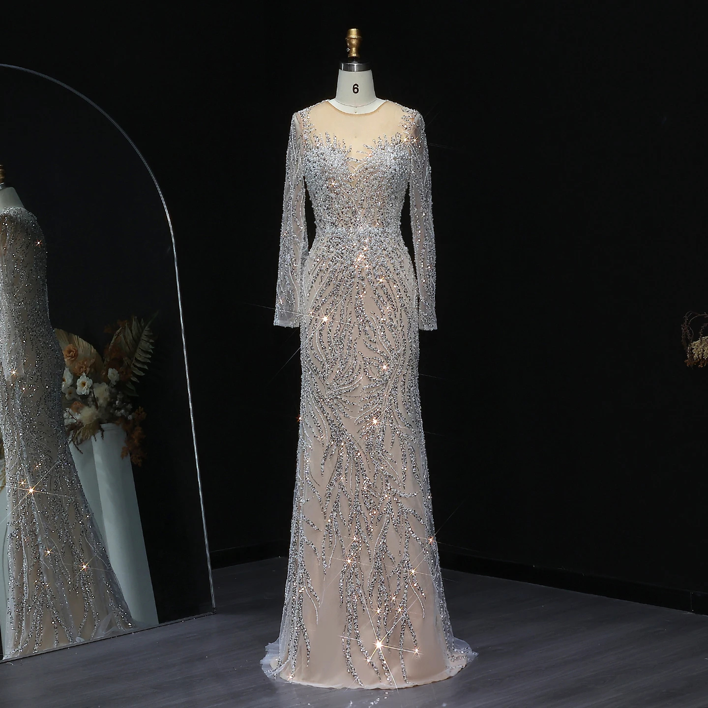 sachin and babi light blue dress Evening / Prom Dresses – Sparkly Gowns main image 0