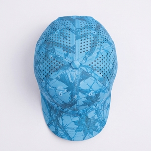 HUGEAR Gorra de malla para exteriores con patrón de camuflaje azul, transpirable, de 6 paneles, unisex, para adultos, estilo casual de primavera y verano - Product Image 6