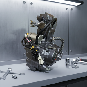 JUST AHEAD Nouveau Moteur Refroidi par Eau 4 Temps avec Allumage CDI pour Moto CG200 - Product Image 6