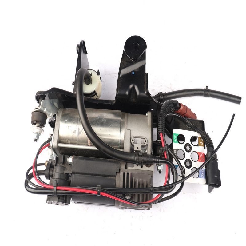 Car Accessories for Audi A6 C6 S6 4F Auto Shock Absorber Air Suspension Control System Compressor with Bracket Kits Air Pump