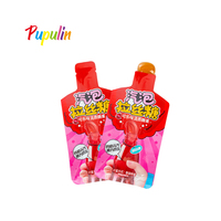 Vente directe Tube de pâte à dents bonbons liquides en forme de cola acide bonbons liquides aux fruits
