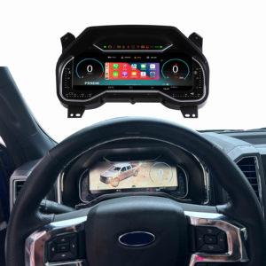 หน้าจอแสดงผล LCD ขนาด 12.3 นิ้ว ระบบ Linux พร้อม CarPlay สำหรับแผงหน้าปัดรถยนต์ Ford F150 ปี 2015-2020 - Product Image 1