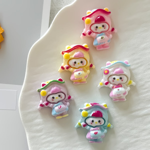 Cute Cartoon KT <strong>Cat</strong> Girl Eco-Friendly Resin Accessories DIY Cream Glue Phone Case Hairpin Keychain Shoe Buckle Accessory Batch - Product Image 1