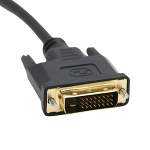 Câble adaptateur DVI 24+1 mâle vers HDMI femelle pour moniteurs d'ordinateur et cartes graphiques. - Product Image 1