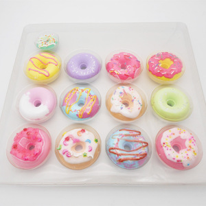 Bombes de bain en forme de beignets à la crème, 1850g, 12 pièces, sel marin, coffret cadeau de Noël, aromathérapie, pour un bain purifiant, vente en gros directe usine - Product Image 3