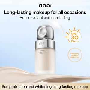 SPF30有机防水液体Foundation-24H持久穿着化妆底漆遮瑕膏美白滋养天然面漆来样定做 - Product Image 3