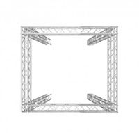 Sistema de Stand de Exhibición Modular para Ferias Comerciales Truss 3X3X3M - Estructura Truss F34 con Esquinas de Bloqueo Universal