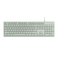 Nouveau clavier OEM ODM personnalisé pleine taille, interface USB, plug-and-play, prend en charge le coréen, l'espagnol, l'anglais, le russe, le japonais, l'arabe, le grec