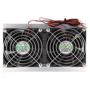 Thermoelectric Refrigeration Cooling System Kit Semiconductor Cooler Large Radiator Cold Conduction Module Double Fans