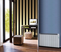 Elementos de calefacción con pantalla LED, termostato digital, temporizador de programación, almacenamiento de energía, cerámica, tablero de Mica, calentador de habitación de aluminio