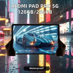 <span class=keywords><strong>Redmi</strong></span> <span class=keywords><strong>Pad</strong></span> Pro <span class=keywords><strong>5G</strong></span> Global, <span class=keywords><strong>Tablet</strong></span> PC de 14 Pulgadas con AMD, Android 14, 256 GB, Cámara Dual, Pantalla Táctil, WiFi, para Uso Empresarial y Infantil, Garantía de 2 Años - Product Image 5