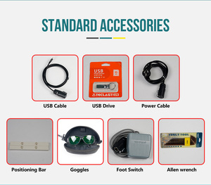 เครื่องยิงเลเซอร์ UV 15W อเนกประสงค์สำหรับสแตนเลสและอลูมิเนียมรองรับรูปแบบกราฟิก DXF BMP Ai - Product Image 6