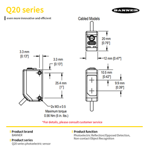 Sensore Laser di Distanza <span class=keywords><strong>Serie</strong></span> Q4 <span class=keywords><strong>Expert</strong></span>, per Misurazioni e Posizionamenti ad Alta Precisione Senza Contatto, Componente OEM Originale - Product Image 4